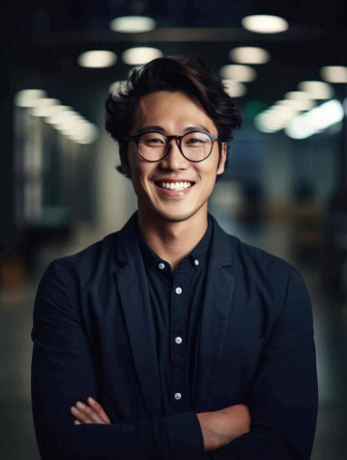 young asian man